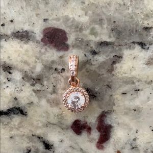 Timeless elegance rose gold pandora pendant